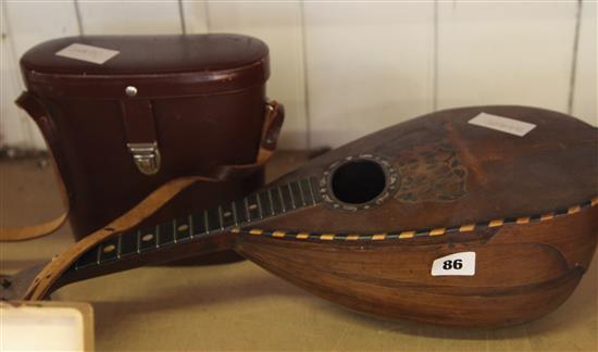 Zeiss binoculars & a mandolin